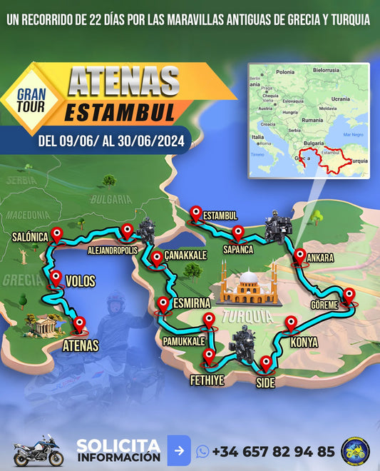 TOUR 22 DÍAS ATENAS-ESTAMBUL