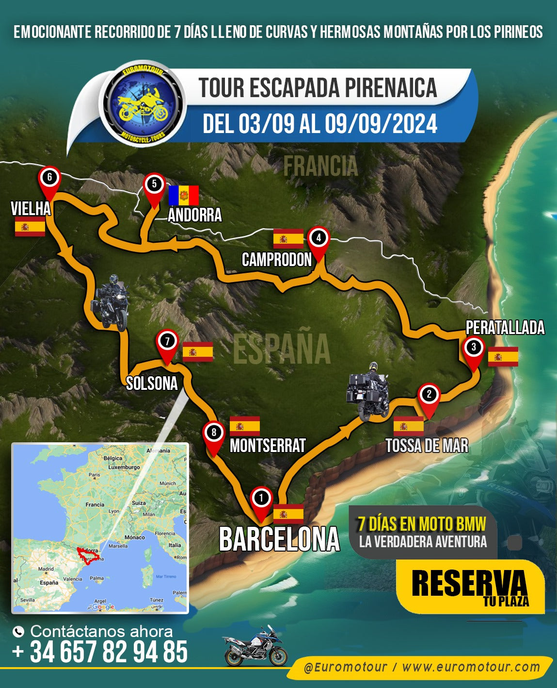 TOUR 7 DÍAS ESCAPADA PIRENAICA